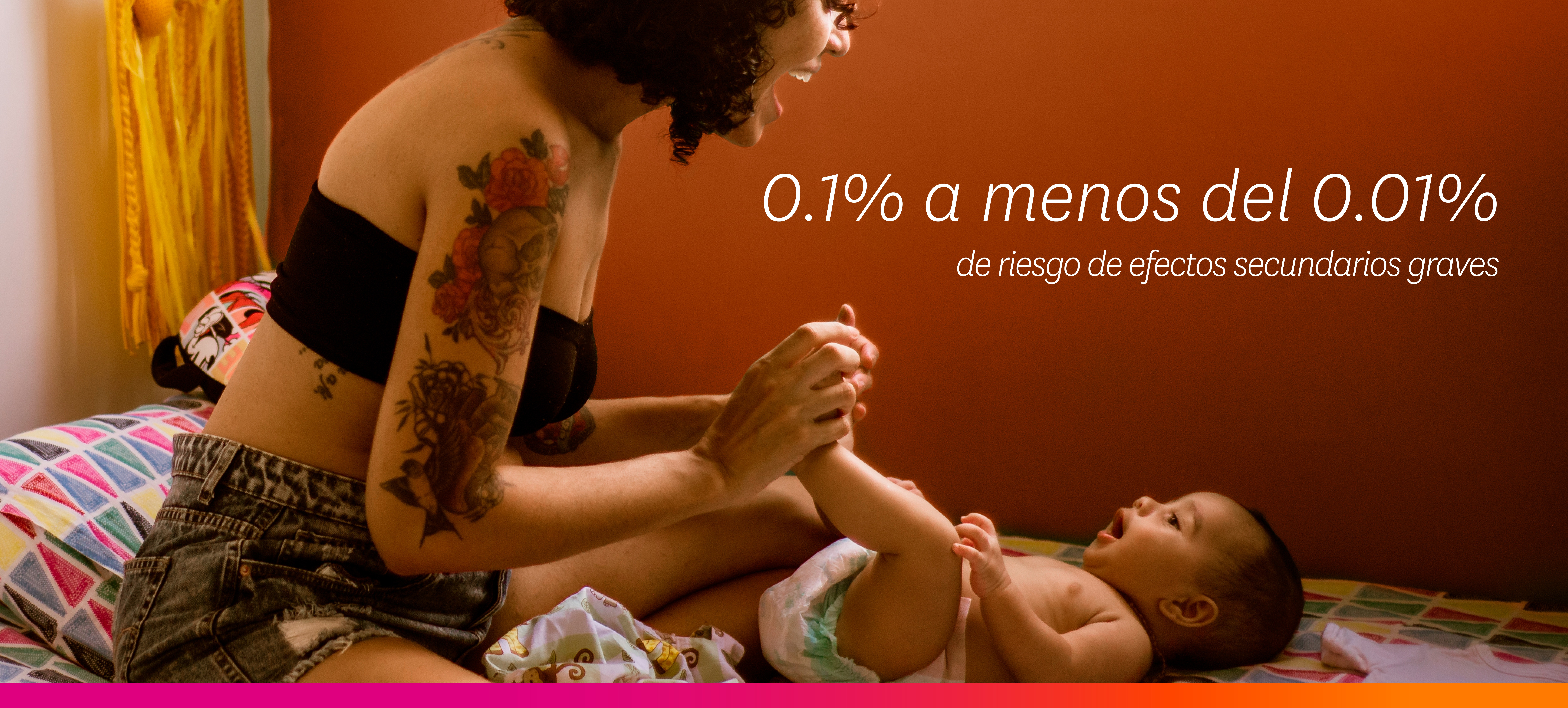 Mom playing with baby